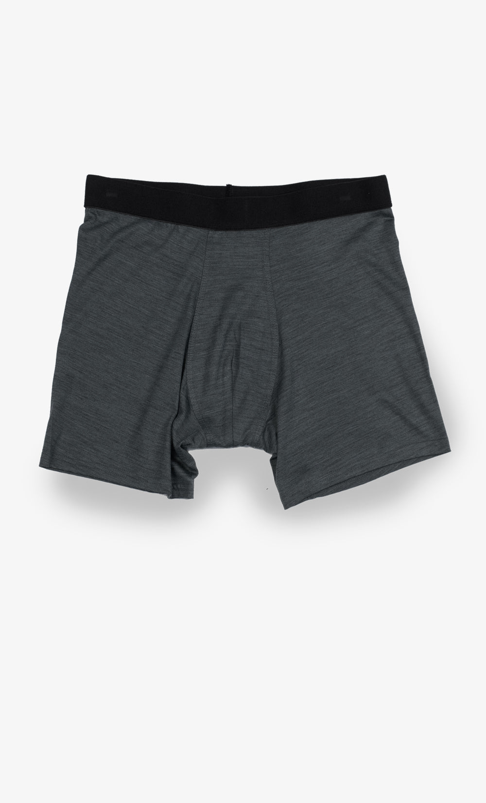 Charcoal Heather Merino Boxer Shorts