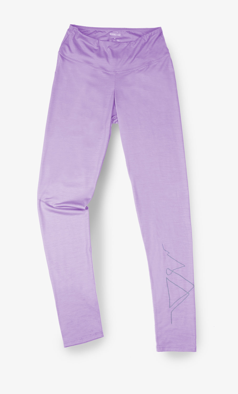 Leggings Femme Mérinos Premium - Lila