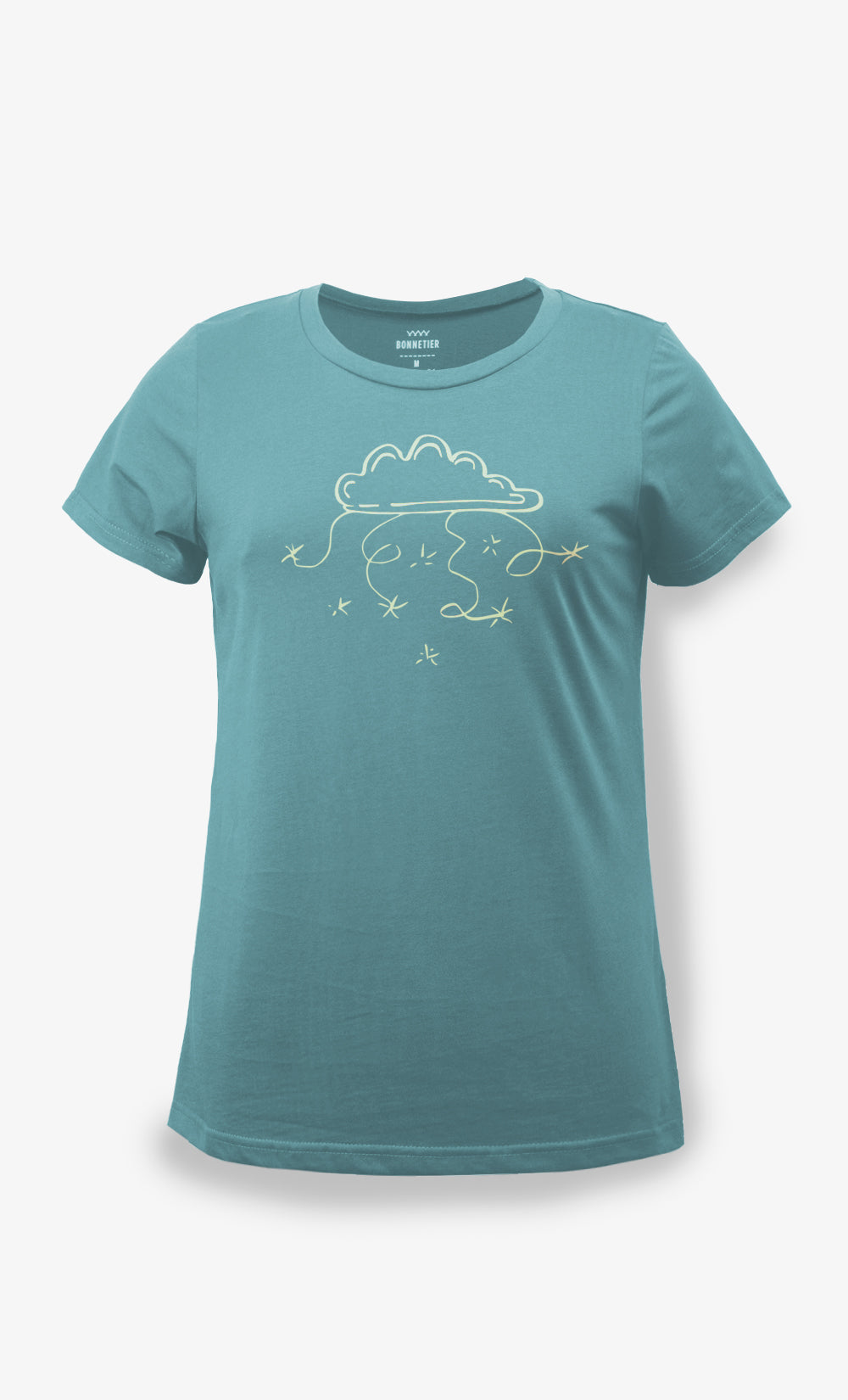 Women's Turquoise T-Shirt - Cloud
