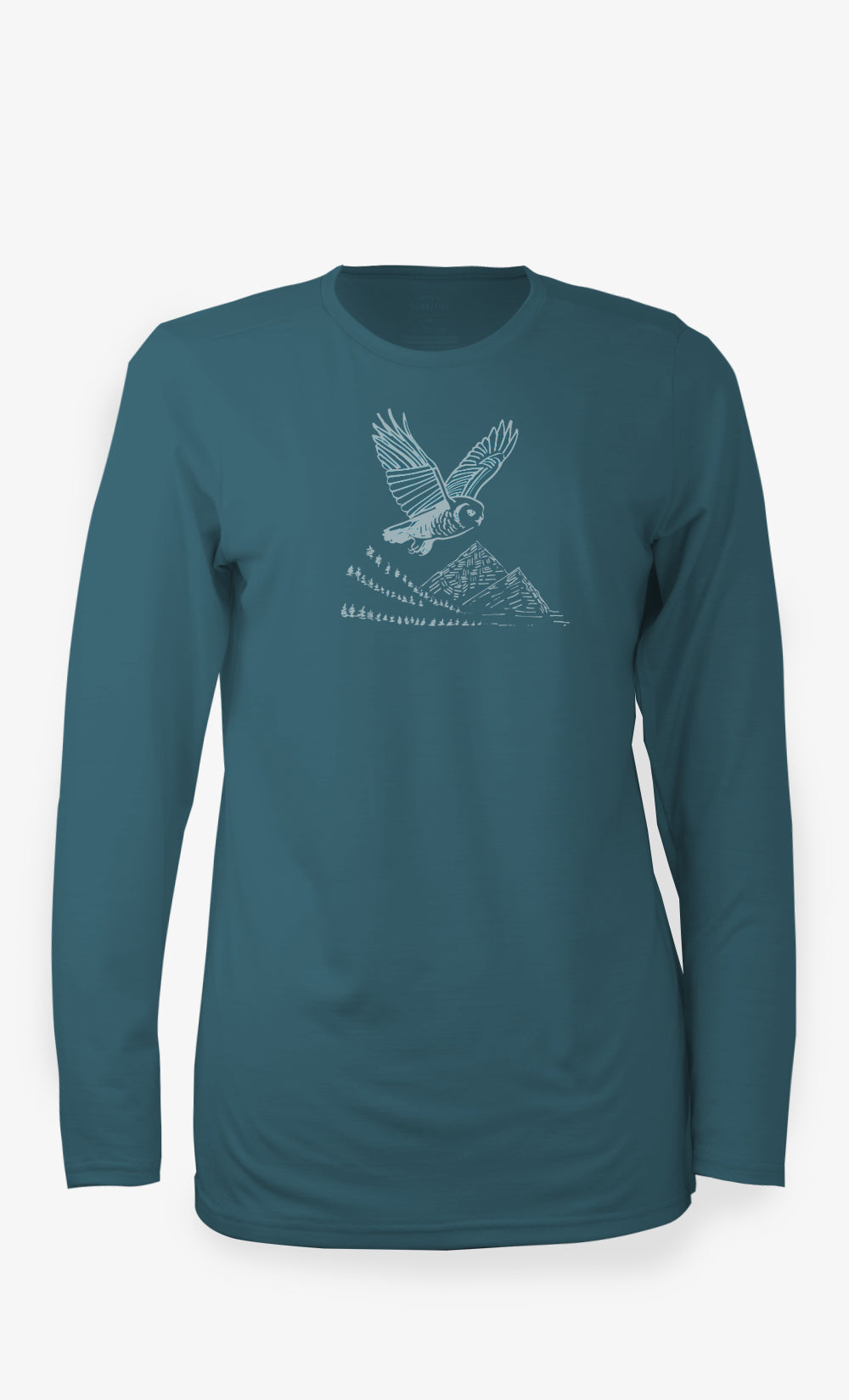 Women's Merino Long Sleeves Techpro Turquoise - Owl