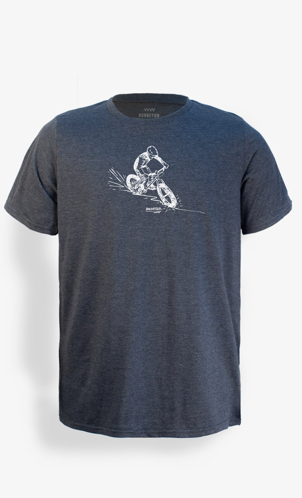 Men's Charcoal T-Shirt - Fatbike