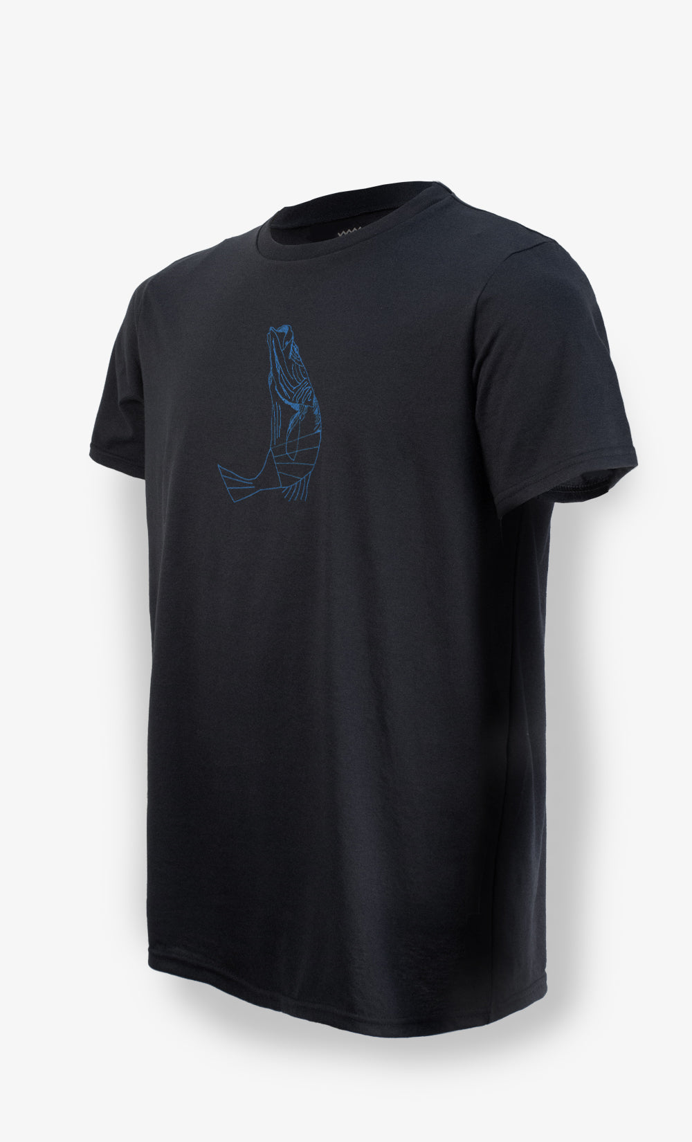Men's Black T-Shirt - Fish