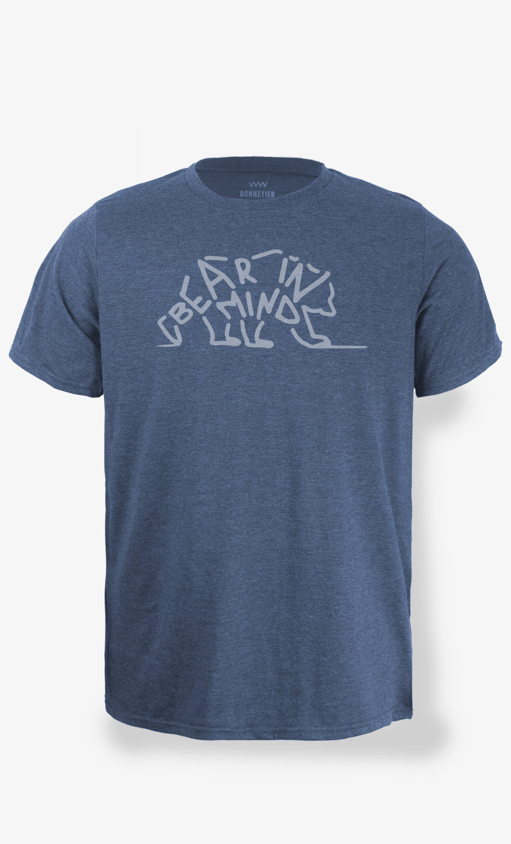 Men's Heather Blue T-Shirt - Bear in Mind