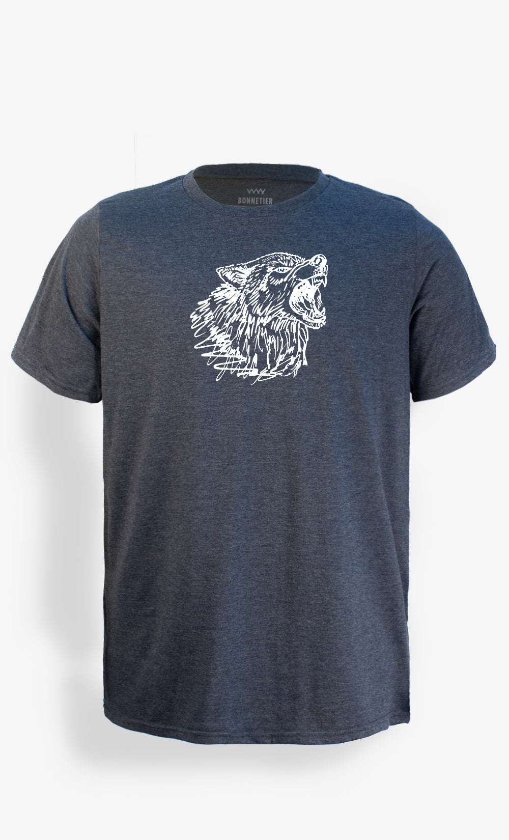 T-Shirt Homme Charcoal - Gros Loup